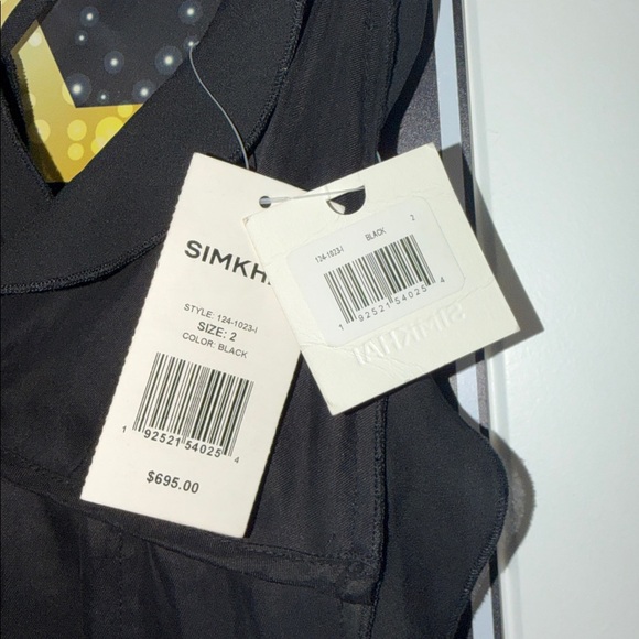 SIMKHAI Emily Maxi Dress in Black - Picture 7 of 8